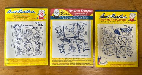 Aunt Martha’s got iron transfers