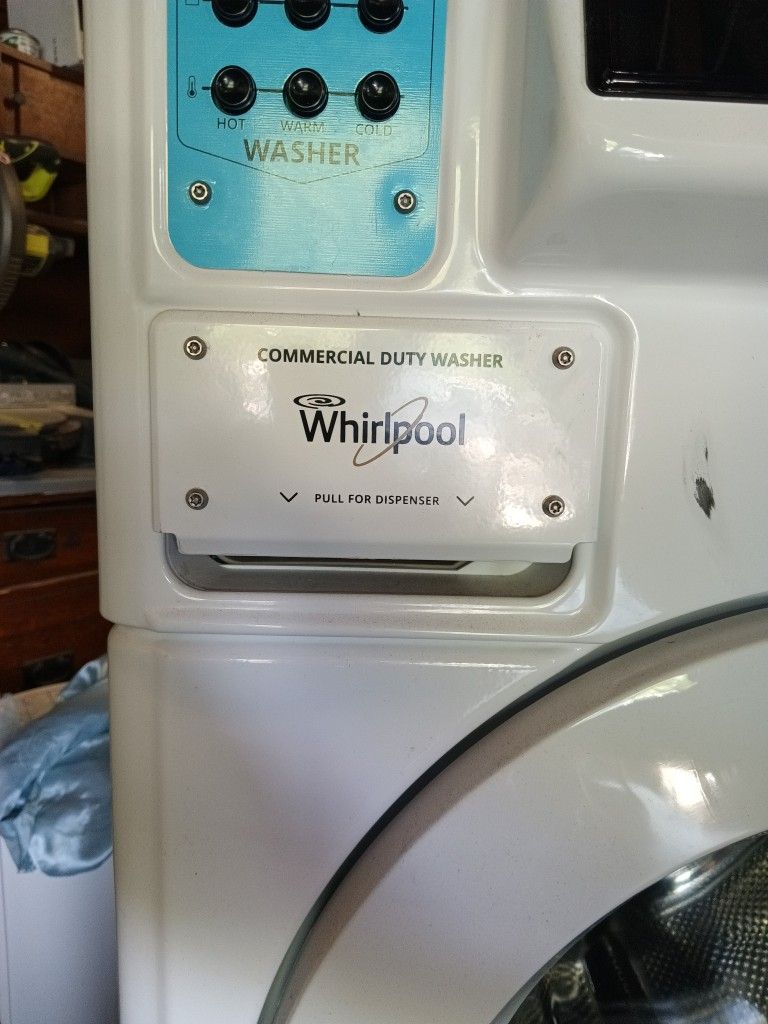 Whirlpool Commercial Duty Washer/Dryer.