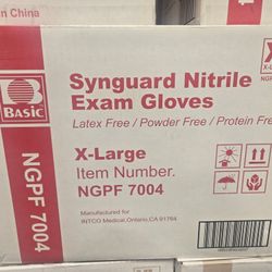 Synguard Nitrile Exam Gloves