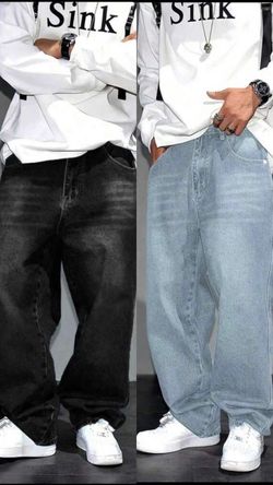 Baggy loose jeans size M for men
