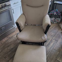 Beige Rocking Chair
