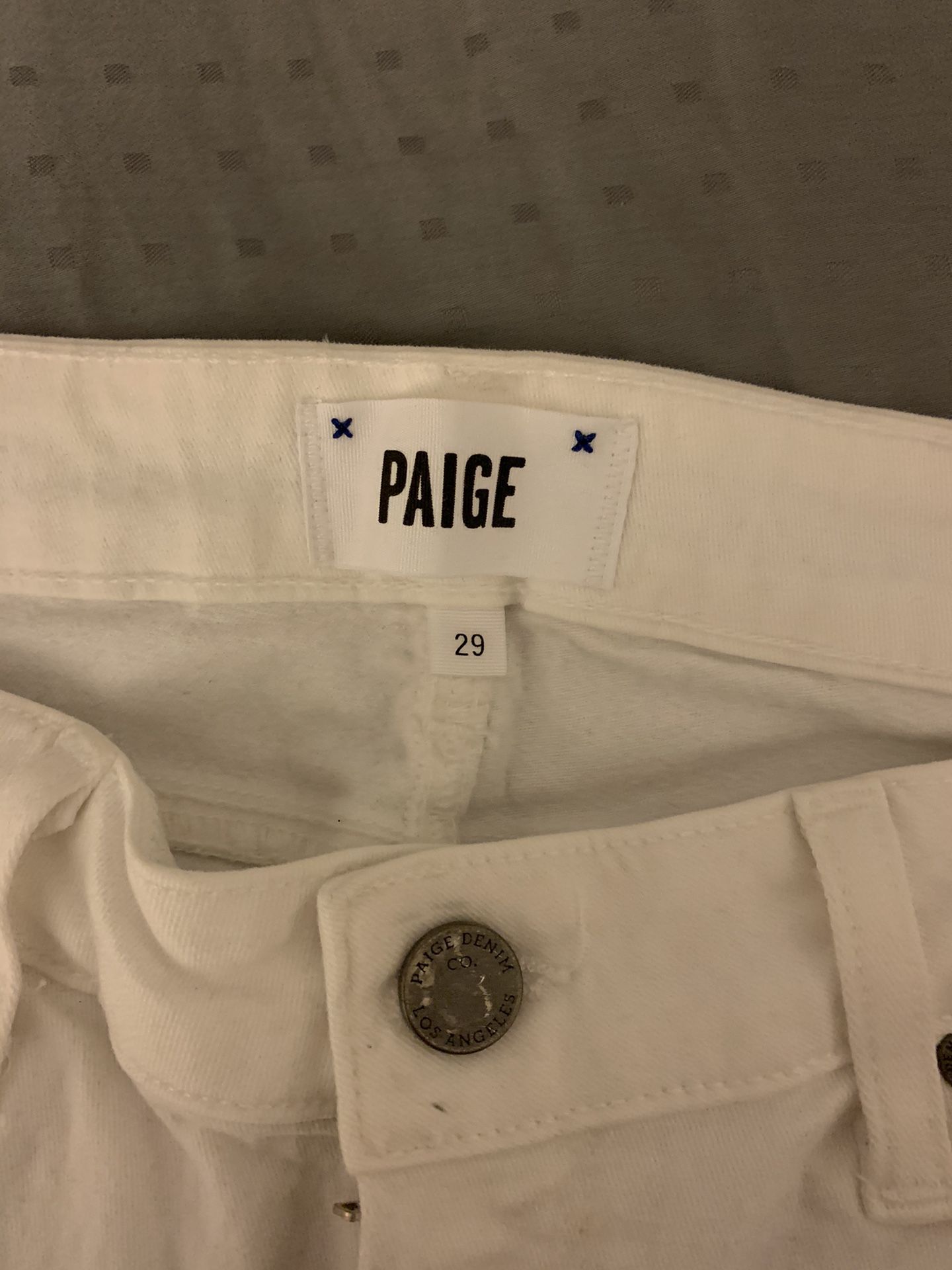 Paige Denim White Jeans