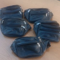 Leather fanny pack