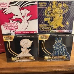 Brand New Sealed Pokémon Elite Boxes