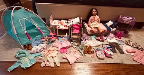 Our Generation 18" Doll — HUGE Lot, 50+ Pieces