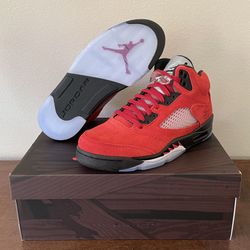 DS Retro Jordan 5 Raging Bull 2021 Sz 9.5
