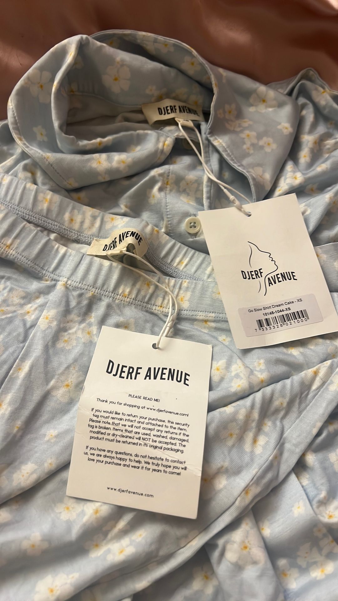 Djerf Avenue Dream Cake go slow pj set