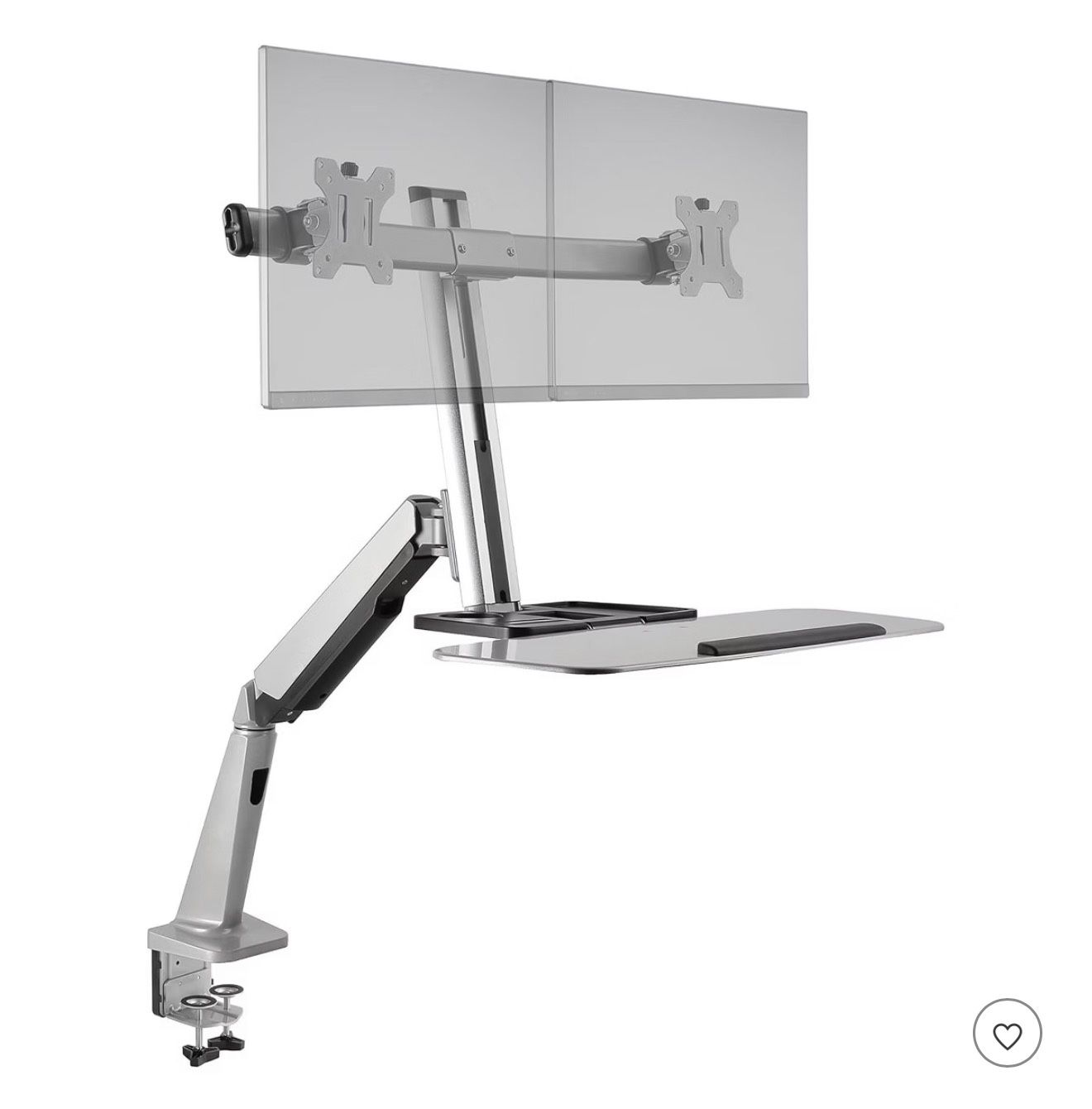 Computer Desk Duel Monitor Stand