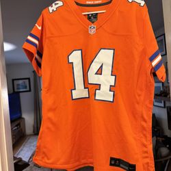 Brand new Denver Broncos Courtland Sutton Nike Orange Alternate Game Jersey - youth XL (men’s small)