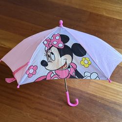 Minnie Mouse Umbrella Kids Pink
