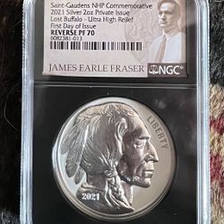 2021 Silver 2 Ounce Private Issue Lost Buffalo