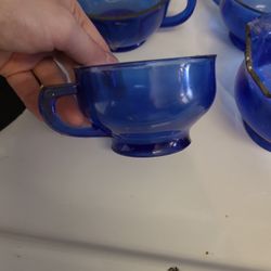 Cobalt Blue Depression Era Set 
