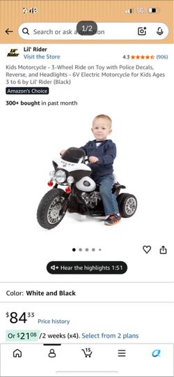 Kids electric motorcycle