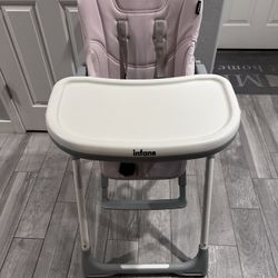 Infants High Chair Pink