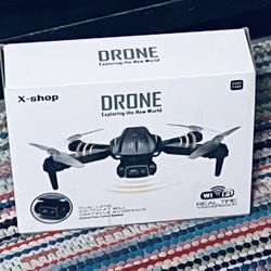 Brand new Drone with REAL WIFI TRANSMISSION Camera 1080P HD, FPV Drones with 2 Batteries,
