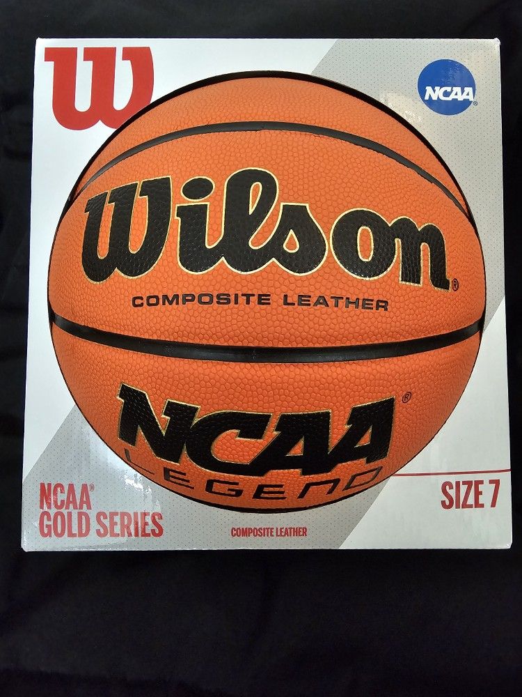Wilson NCAA GOLD SERIES Legend Basketball Size 7 Orange/Black