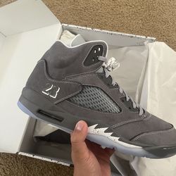 Jordan 5 wolf grey size 14