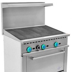 NSF 36 ins Commercial Charbroiler Range TC-R36-36CB