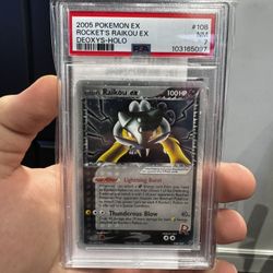 PSA 7 Rockets Raikou EX