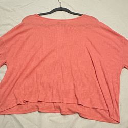 Old Navy Coral Blouse Size M 