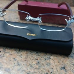 Cartier WOOD Glasses [ Diamond]