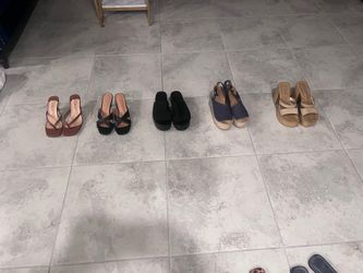 Wedges, heels and kitten heels