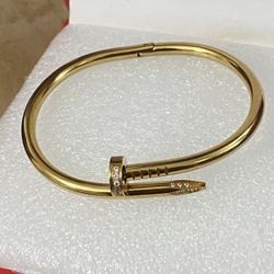 Pulsera Gold Fillet Tornillo Joyería Antigua 