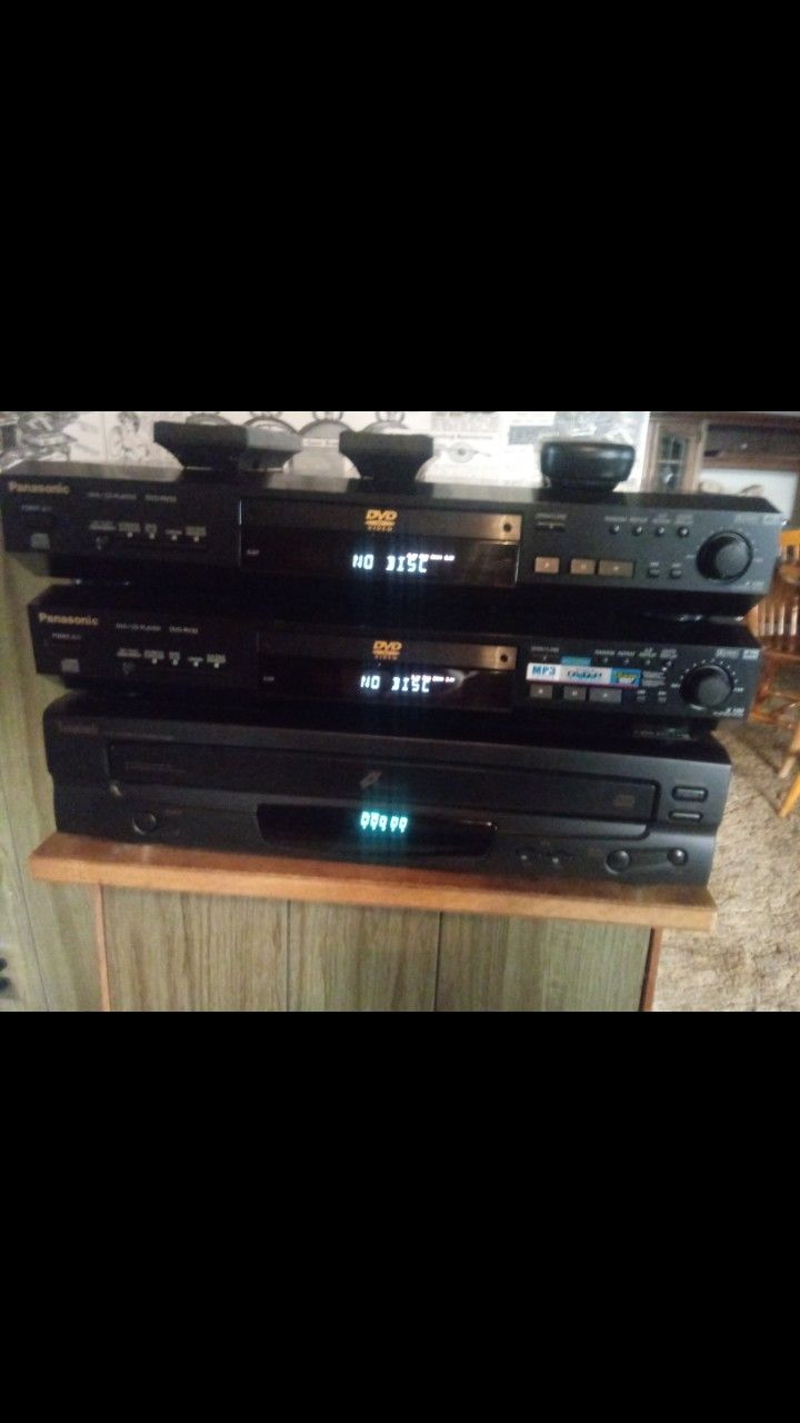 Panasonic DVD RV-22 Dvd and Cd Players $20 Each