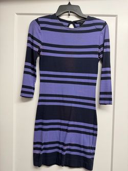 French Connection Striped Bodycon Dress
