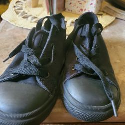 Black Size 10 Boys Converse