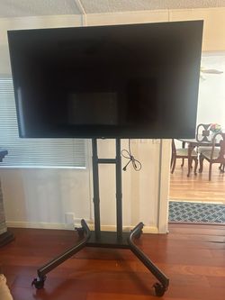 75 inch LG Smart TV with brand new stand