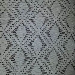 Beautiful crocheted bedspread