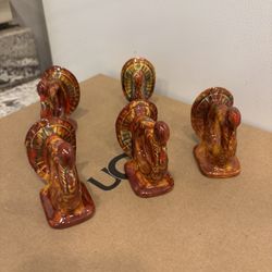 Vintage Turkey Napkin Rings