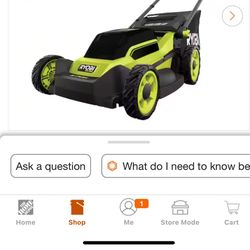 Ryobi Lawn Mower