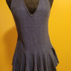 Rachel Roy Navy Sleeveless Sweater Shirt