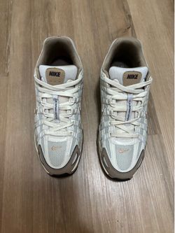 White and Brown Nike P-6000