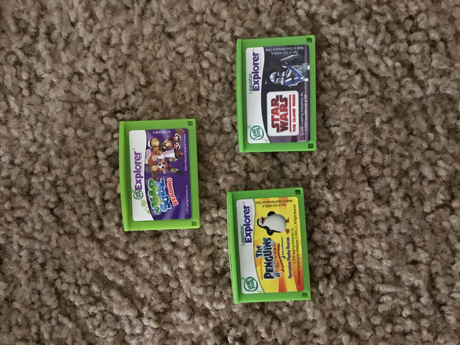 Leapfrog Leapster Explorer Games