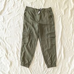 Banana Republic TENCEL Pull-on Joggers, Steel Green Global, Large