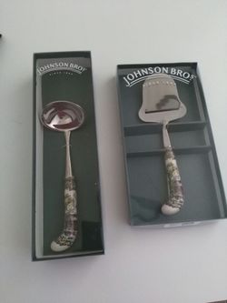 Cheese planer and gravy ladle