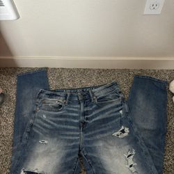 American Eagle Patched Ripped Jeans  30x30