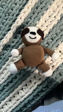 Crochet Sloth Plushie