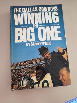 DALLAS COWBOYS Winning The Big One 1972 book SUPER BOWL hard cover Steve Perkins
