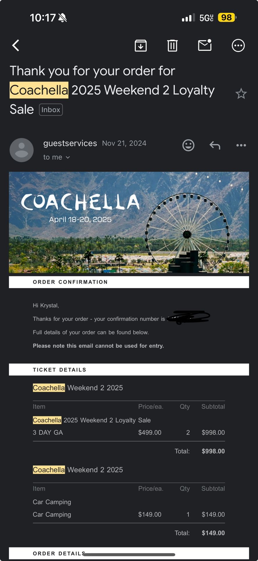 coachella weekend 2