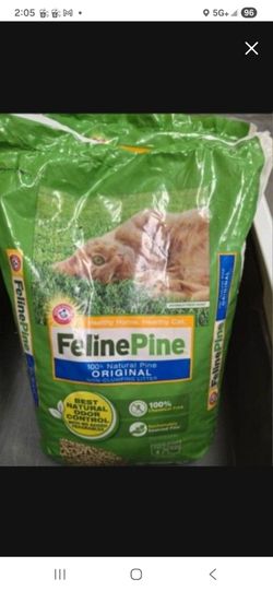 Feline Pine Original Cat Litter - 7lb Bag, Natural Odor Control