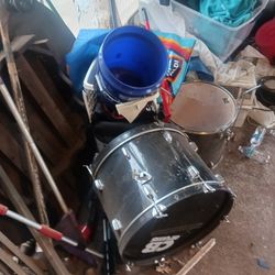 Drum Set Used 3 Pcs