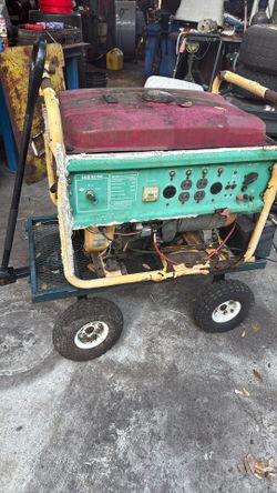 Electric Start 13hp Generator On Cart