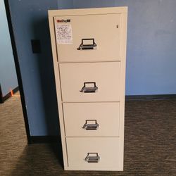FireKing 4-Drawer Filing Cabinet