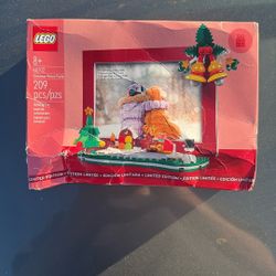 LEGO Christmas picture frame