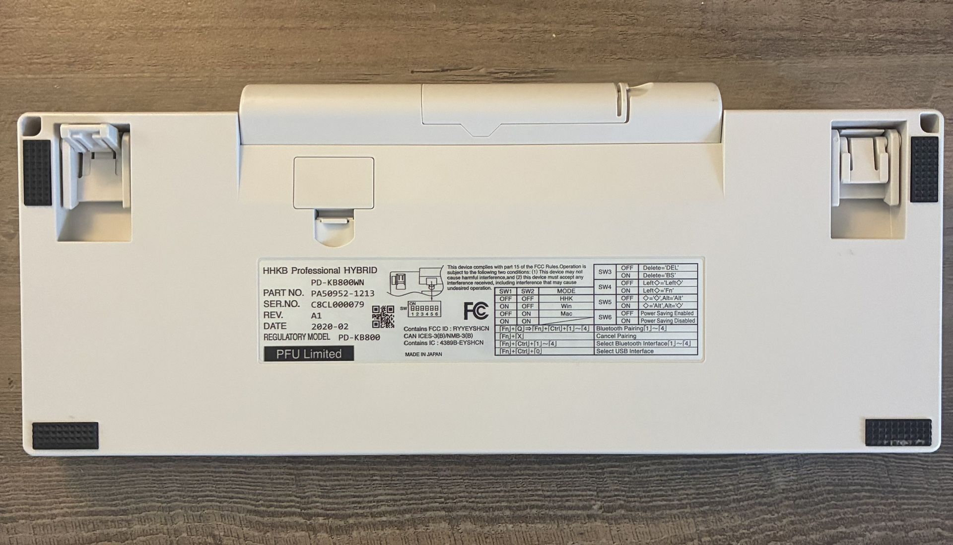 HHKB Professional Hybrid Type S Blank