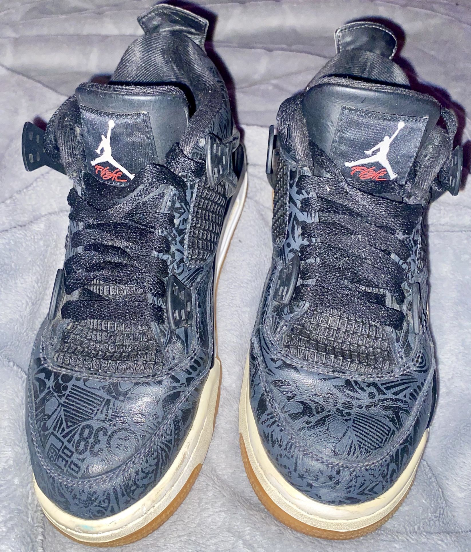 Jordan 4 Laser Black Gum 6.5Y